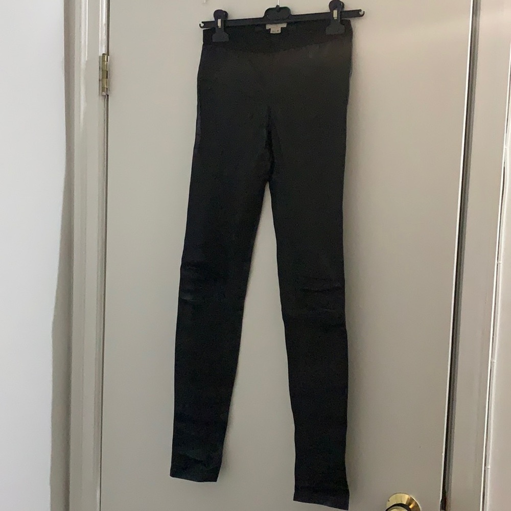 Leather leggings